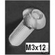 20 off M3 x 12 Hex Socket Button Head Screws