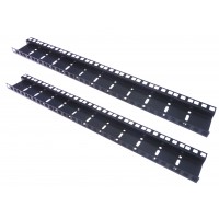 12U DOUBLE HOLE RACK STRIP PAIR