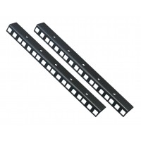 6U RACK STRIP Rail Bars PAIR