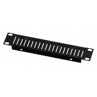 1U 9.5 inch Half-Rack Vented Slotted Panel