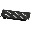 2U Half-Rack Vented Slotted Panel