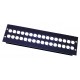 3U 32 XLR 'D' rack folded panel