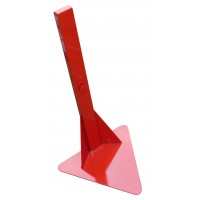 Red Free standing Fire extinguisher support stand 610mm