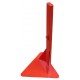 Red Free standing Fire extinguisher support stand