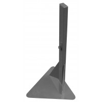 Black Free standing Fire extinguisher support stand 610mm