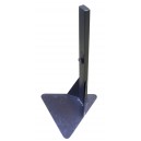 Black Free standing Corner Fire extinguisher support stand 610mm