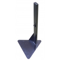 Black Free standing Corner Fire extinguisher support stand 610mm