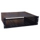 3U 19" 390mm rack mount vented enclosure chassis case