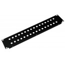 2U 19" 32 BNC Hole Rack Panel