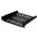 1U 10.5 inch Half-Rack Vented Rack Shelf 200mm deep