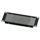 1U Half-Rack Perforated Vented Blank Panel