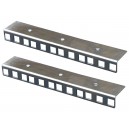 4U ZINC FINISHED RACK STRIP PAIR