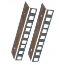 3U ZINC FINISHED RACK STRIP PAIR