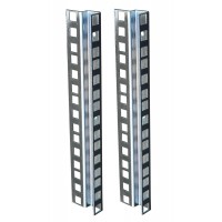 5U ZINC DOUBLE HOLE RACK STRIP PAIR