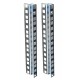 5U ZINC DOUBLE HOLE RACK STRIP PAIR