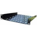 1U 10.5 inch Half-Rack Vented Rack Shelf 200mm deep