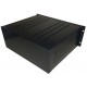 4U 19 inch 390mm rack mount vented enclosure chassis case