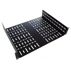 2U 19 inch Vented Rack Shelf 450mm