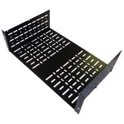 4U 19 inch Standard Vented Rack Shelf 390mm Deep