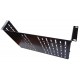 2U 19 inch Rack Shelf 290mm Wider Vented  Black Steel  