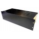 3U 19 inch 200mm rack mount vented enclosure chassis case