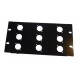 3U 10.5 inch Half-Rack 9 XLR Hole Panel