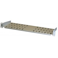 1U 19 inch Grey Standard Rack Shelf, 300mm