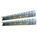 6U RACK STRIP ZINC PLATED 1.5mm thick