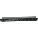 19" 8 Way UK Mains Power Distribution Strip Unit Extension PDU Data Rack Cabinet