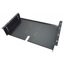 6u 19 inch adjustable  monitor mounting plate