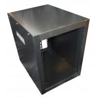 8u 10.5" Half Rack cabinet 435mm deep with handles