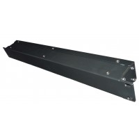 1U 19 inch rack mount 50mm non vented enclosure chassis case