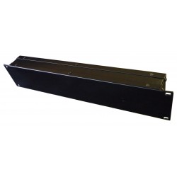 2U 19 inch rack mount 50mm  chassis case with vented back panel