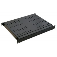 1U 19 inch Adjustable Server Rack Shelf 325mm to 594mm