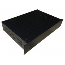2U 19 inch 300mm rack mount  vented enclosure chassis case