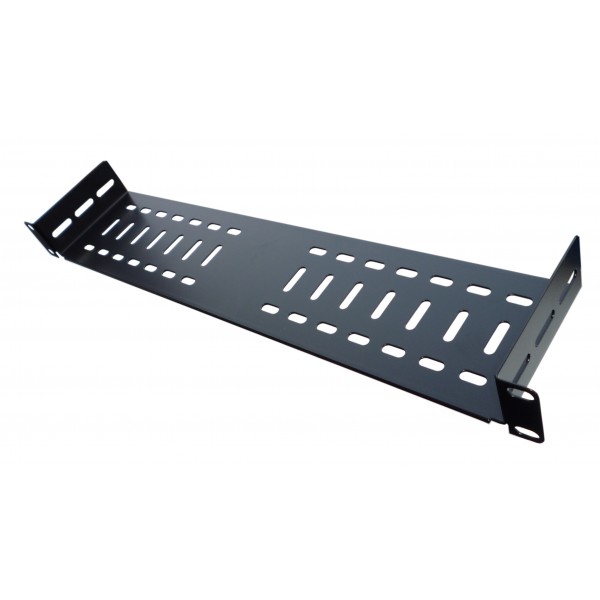 1U 19 inch Standard Rack Shelf 100mm - AllMetalParts