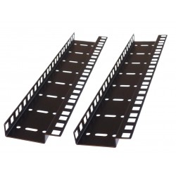 8U DOUBLE HOLE RACK STRIP PAIR