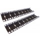 8U DOUBLE HOLE RACK STRIP PAIR