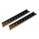 10U DOUBLE HOLE RACK STRIP PAIR