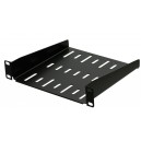 1U 10.5 inch Half-Rack Vented Rack Shelf 185mm deep