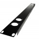 1U 19 inch 1 IEC C14  2 XLR Punched hole folded front panel