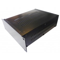 2U 10.5 inch rack mount 300mm vented enclosure chassis case