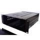 2U 10.5 inch rack mount 300mm vented enclosure chassis case