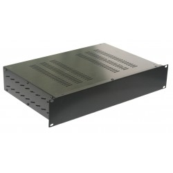 2U 19 inch 250mm rack mount enclosure vented chassis case