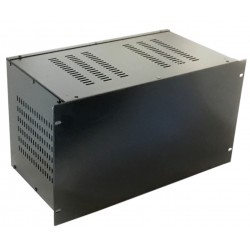 6U 19 inch 250mm rack mount vented enclosure chassis case