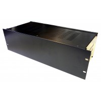 4U 19 inch 200mm rack mount  enclosure chassis case with vented top and sides