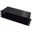 3U 19 inch 200mm rack mount  enclosure chassis case with vented top and sides