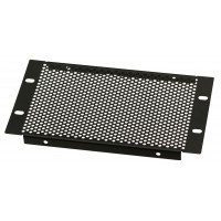 4U 10.5 inch Half-Rack Perforated Vented Blank Panel