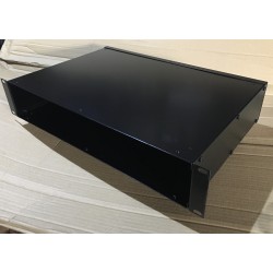 2U 19 inch 300mm rack mount non vented enclosure chassis case without front panel