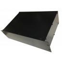 3U 19 inch 390mm rack mount non-vented enclosure chassis case